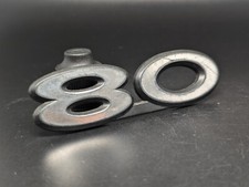 AUDI 80 88MM LOGO SIGLA EMBLEMA FREGIO STEMMA SCRITTA TARGHETTA BADGE TARGA NOME