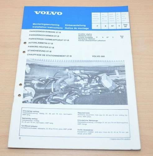 Volvo 260 standheizung - volvo,