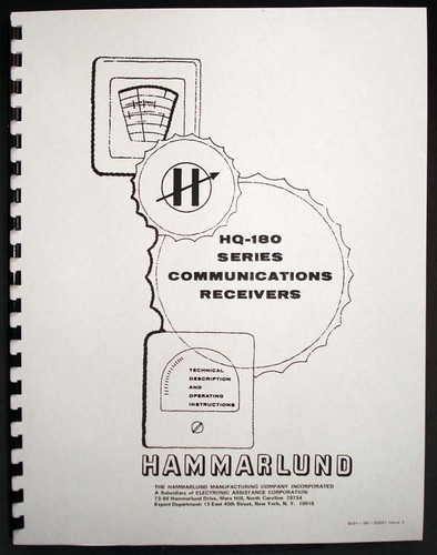 Hammarlund 180 180a - hammarlund, hq-180