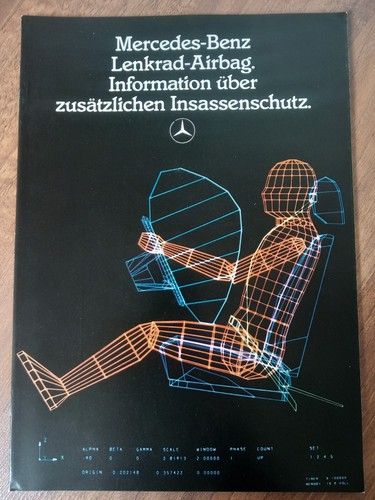 Mercedes benz airbag 85 - mercedes-benz, 11/85