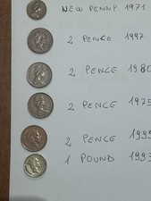 Monete inglesi da collezione MOLTO RARE 1970-1999 TRATTABILE