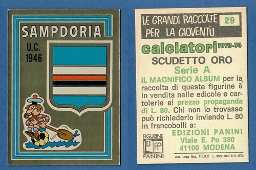 Scudetto calciatori panini - scudetto,