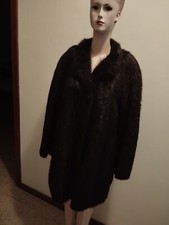 Pelliccia nera tg 54