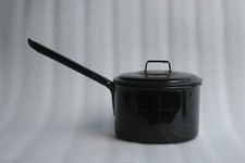 Black Vintage Iron Enamel