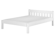 Letto bianco largo pino