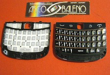 KIT RICAMBIO TASTI TASTIERA PER BLACKBERRY BOLD 9900 COVER NERO BLACK KEYPAD