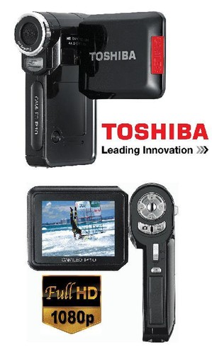 Videocamera toshiba camileo - toshiba,