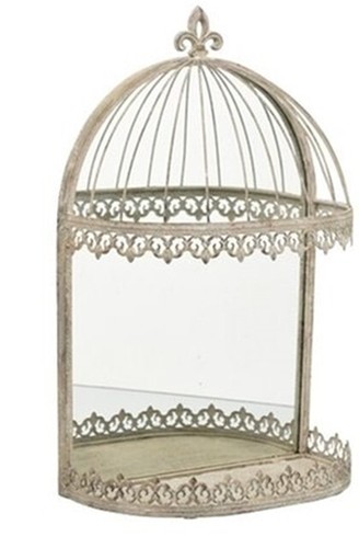 Specchio con ripiano stile - con,