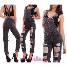 Salopette jeans donna tuta