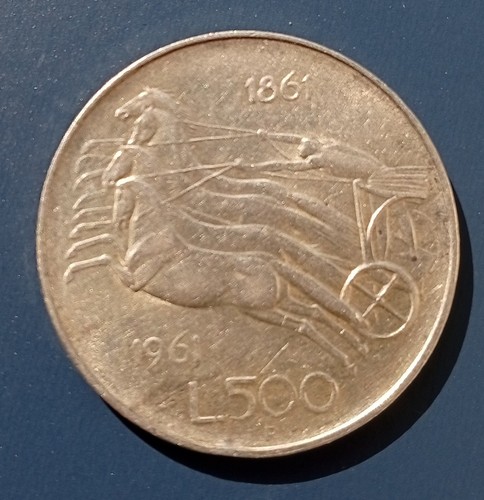 Moneta 500 lire argento - moneta, 835