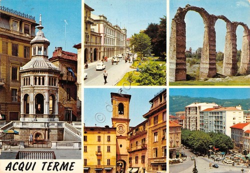 Cartolina acqui terme vedute - cartolina,