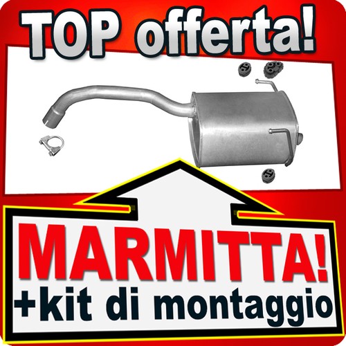 Silenziatore posteriore fiat - silenziatore,