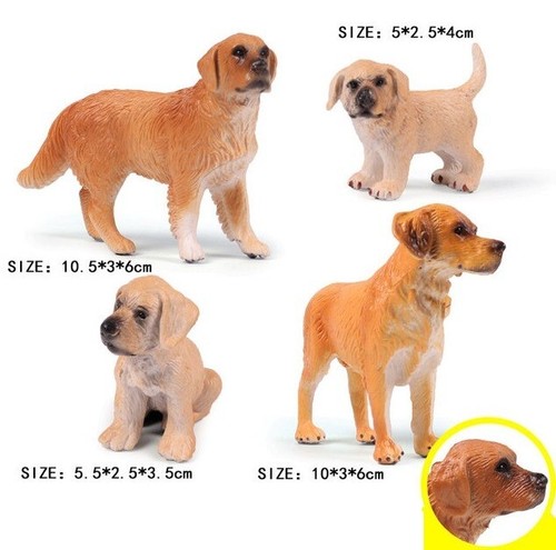 4pcs golden retriever dog - 4pcs,