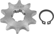 Pignone 10 denti tono titanio