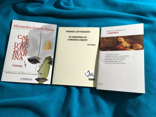 Lotto tre libri poesia - di,
