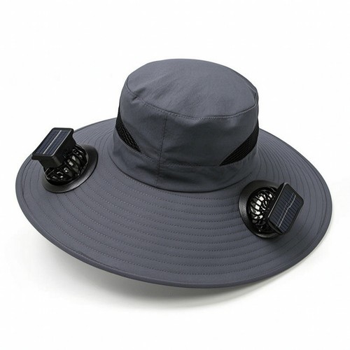 Cappello parasole con ventola - con,