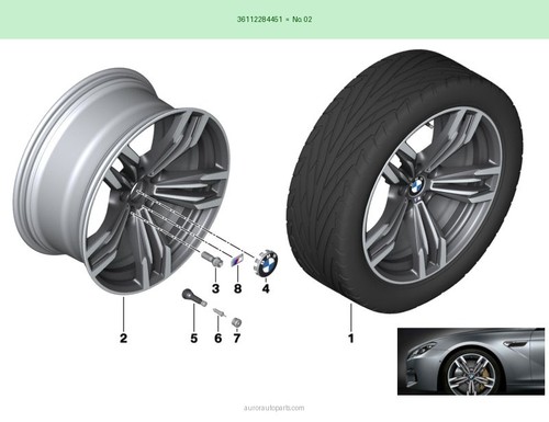 Bmw cerchio lega originale - bmw,