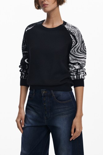 Desigual maglia donna nero - desigual,