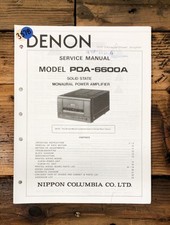 Denon POA-6600A Amplificatore