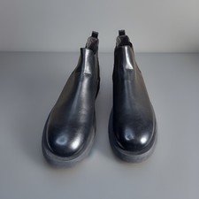 Stivaletti Marsell GOMME Beatles in pelle nera nuovi senza etichette taglia 38 Italia vendita al dettaglio $925