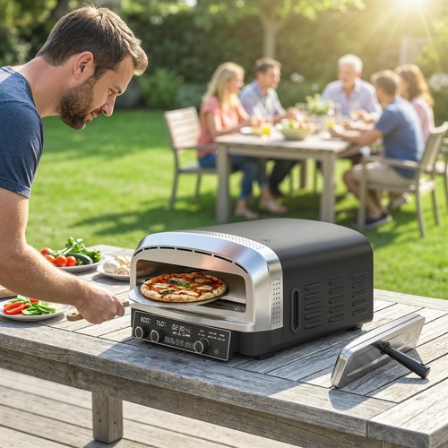 Forno pizza esterno doppio - pizza,
