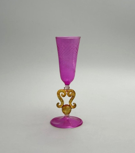 Calice murano vintage rosa - murano,