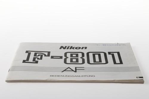 Nikon 801 manuale di - f-801,