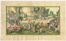 India Miniatura Dipinto Di