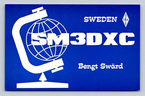 Radioamatore qsl sm3dxc svezia - qsl,