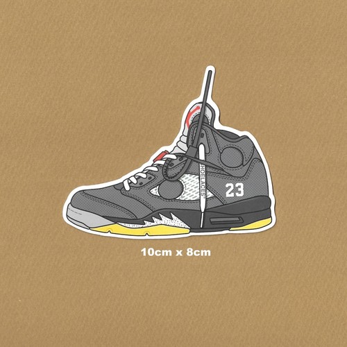 Off white air jordan black - jordan, 5