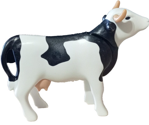 Playmobil figura mucca - mucca, dipinta