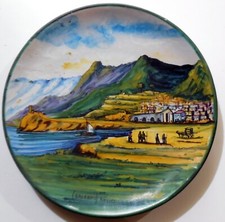 VINTAGE PIATTO DA PARETE SALERNO ANTICO CERAMICA SOLIMENE VIETRI 902