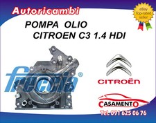 POMPA OLIO MOTORE CITROEN C3 1.4HDI 50KW (8HR) DAL 2009 IN POI
