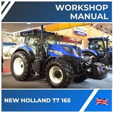 NEW HOLLAND T7 165 Repair Manual - ENGLISH - Workshop Service TRACTOR
