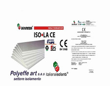 20 PANNELLI POLISTIROLO ISOLAMENTO TERMICO ALTA DENSITA' 100 x 50 x 0,5  25 KG 