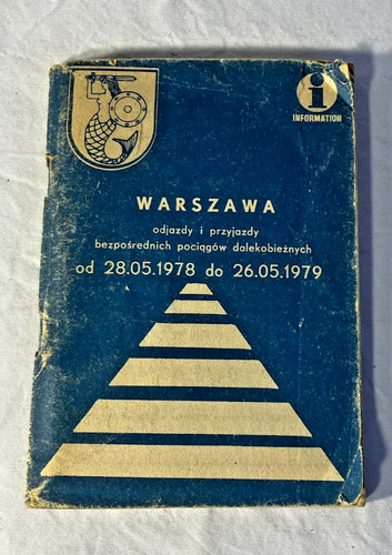 Polish warsaw train timetable - polish,