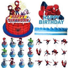 Spiderman cake topper e