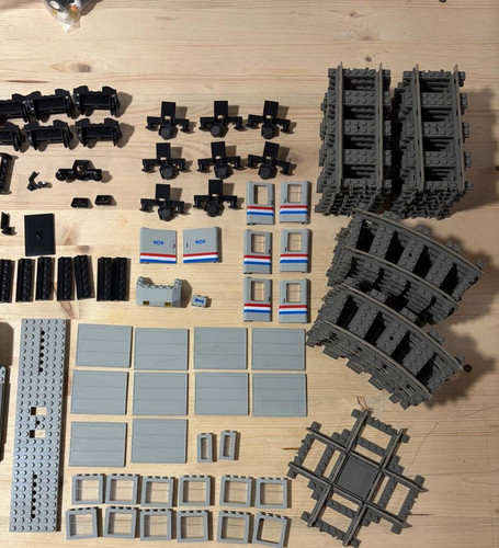 Lego parti treno train - , 9v