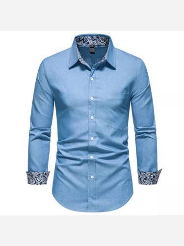 Camicia maniche lunghe uomo