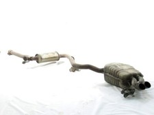 8E0253611CB MARMITTA TUBO DI SCARICO CON SILENZIATORE CENTRALE E TERMINALE AUDI 