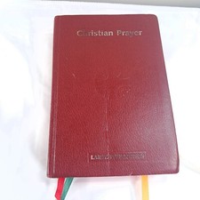 Christian Prayer Liturgy of the Hours Large Type Edition book 1985 big print