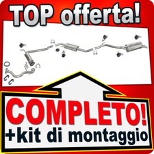 Scarico Completo per VW T4 1.9 TD 2.4 D 2.5 TDI SWB 96-03 DECAT Marmitta +Tubo