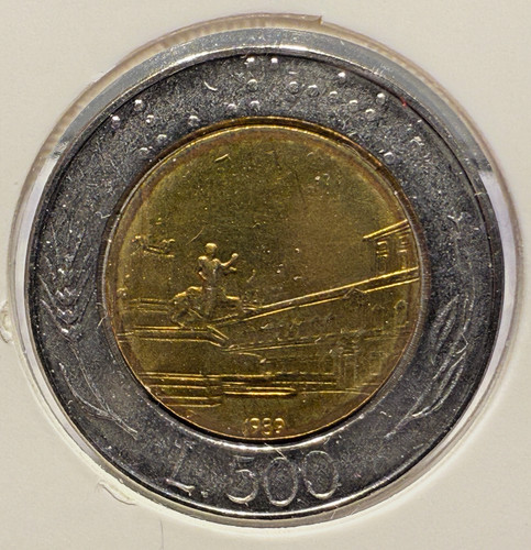 1989 italy 500 - 500, lire
