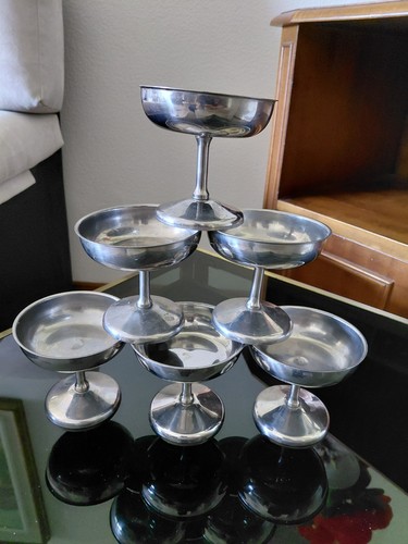 Inox set coppe gelato - set, 6