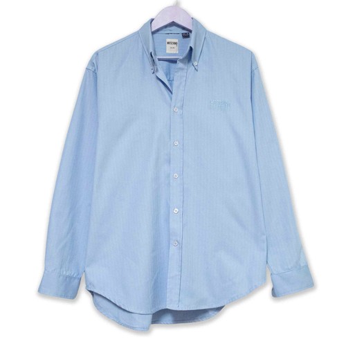 Camicia moschino azzurra tinta - moschino,