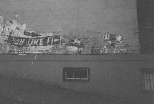Testo murale sbiadito - murale,