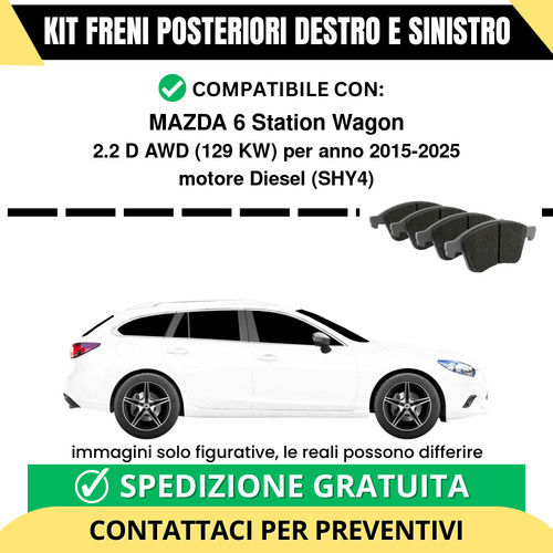 Pastiglie freno posteriori - freno,