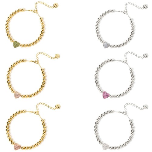 Sodini bracciale boule cuore - bracciale,