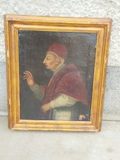 ancien tableau portrait benoit