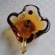 Murano posacenere vintage marrone